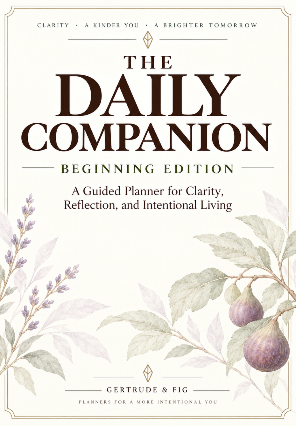 The Daily Companion Beginning Botanical Edition cover